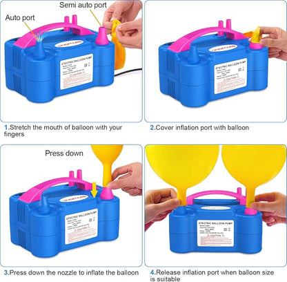chamvis Balloon Pump Electric, Balloon Air Pump Inflate Pump - Image 2