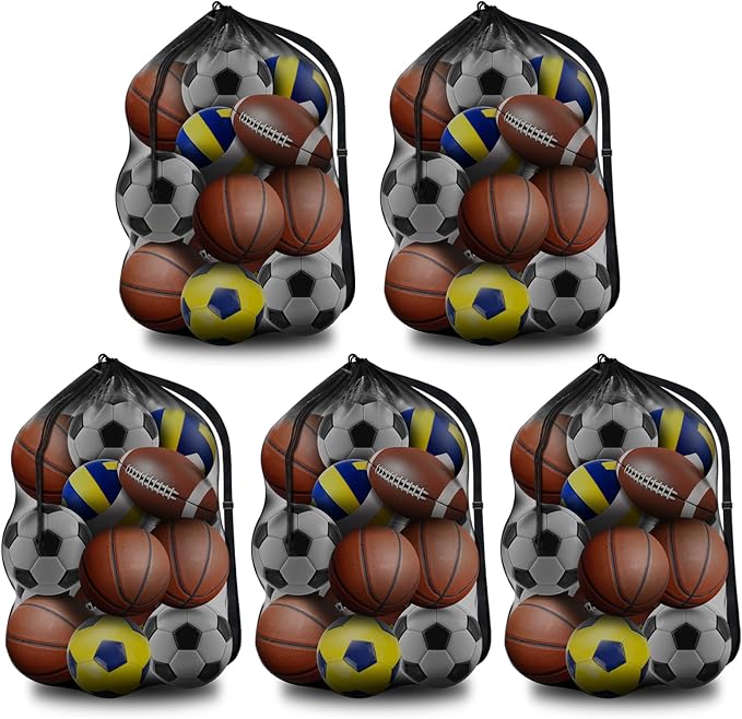 BROTOU Extra Large Sports Ball Bag Mesh, Basketball Bags Team Balls | by BROTOU