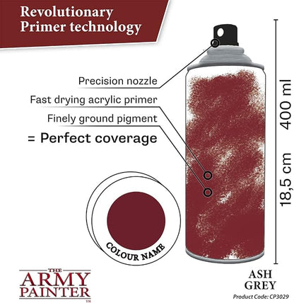The Army Painter Colour Primer Ash Grey, 400 mL Acrylic Spray Primer, Spray - Image 3