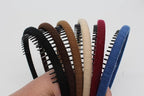 fashion headband for women Suitable for wearing winter hair bands for women hair hoop Women's hair accessories wrap in knitting yarn 1 Pack 4