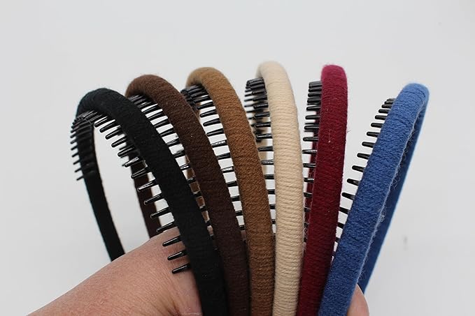 fashion headband for women Suitable for wearing winter hair bands for women hair hoop Women's hair accessories wrap in knitting yarn 1 Pack 4
