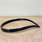 2 Pack Eyewear Headbands Comfortable Acetic Acid Hairbands for Women Designed for Eyewear Fashion Skinny Headbands(Black,White)