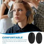 3 Pairs Ear Covers for Hair Dye Ear Protector for Hair Dryer Ear Shower Caps Ear Shield Earmuffs Hair Coloring Ear Caps for Salon Barber Home Hair Dye Bathing