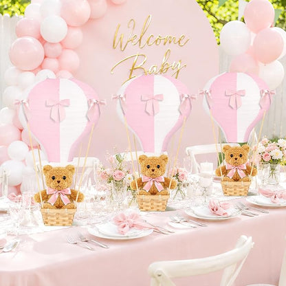6 Sets Bear Hot Air Balloon Decorations Table Centerpieces - Image 6