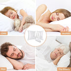 Silk Pillowcase for Hair and Skin, 2 Pack 100% Mulberry Silk Pillowcase 25 Momme, 600 Thread Count, Both Side Pure Silk Pillow Cover with Hidden Zipper (White, King 20''×36'')