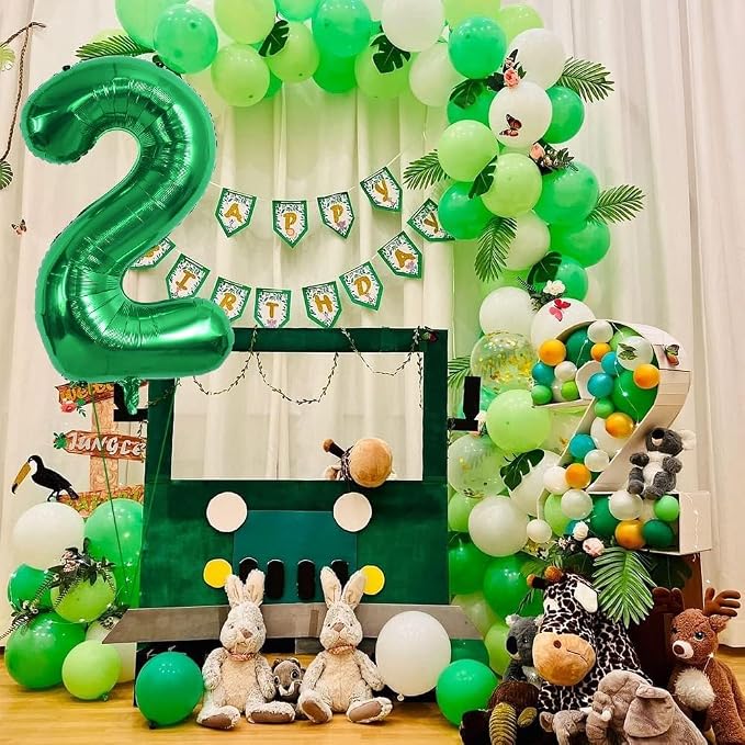 TONIFUL 40 Inch Large Dark Green Number 25 Balloons Giant Digital 25 or 52 - Image 3