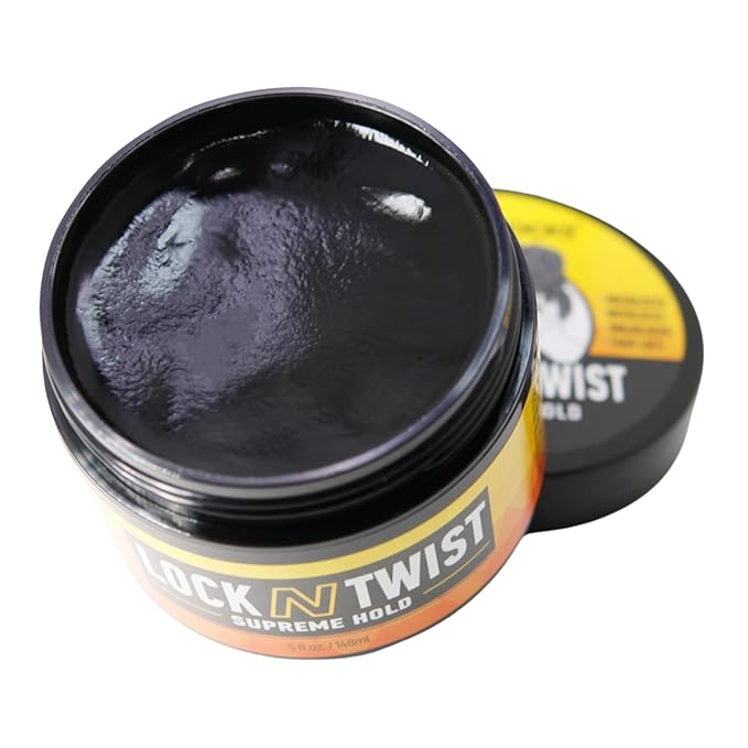 AllDay Locks Lock N Twist (5 oz) | Supreme Hold, No Frizz or Flaking | Hydrating, Nourishing Locking Gel | Grape & Avocado-Infused | Lock & Twist Braids, Locks, Twists, Cornrows | 5 oz
