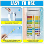 PH Test Strips 0-14, 200 Strips Universal Litmus Papers PH Test Strips for Urine & Saliva & Water & Food, Quickly Test Alkalinity and Acidity Levels, Get Highly Accurate Results in Seconds