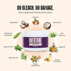 Overtone Semi Permanent Hair Color Conditioner, Royal Plum, 8 oz, Nourishing, Damage-Free, Color Depositing Mask for All Hair Types with Shea Butter & Coconut Oil, Vegan & Cruelty-Free