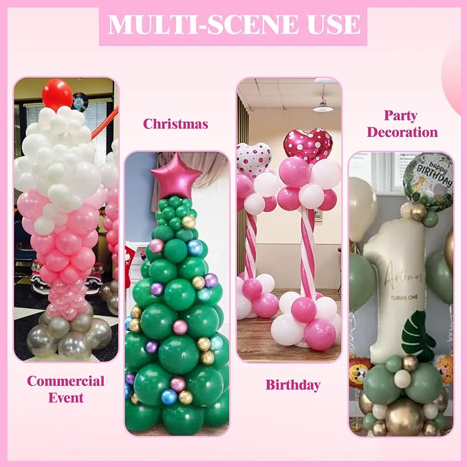 4 Set Heavy-Duty Balloon Column Stand Kit - Image 6