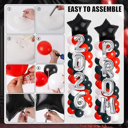 2 Sets Graduation Balloon Column Stand Kit - Image 4