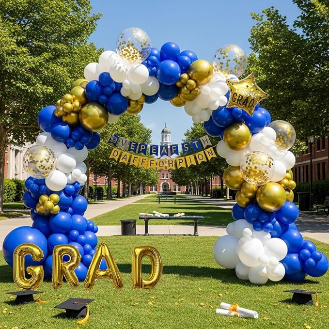 Graduation Balloon Arch Kit, 1 Foil Star, 5 Confetti Balloons, Grad Prom College - Image 6