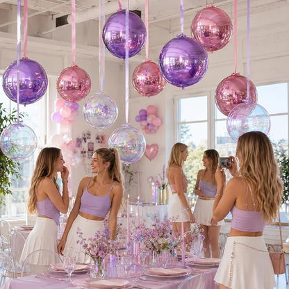 Iridescent Pink Purple Balloons - Image 7