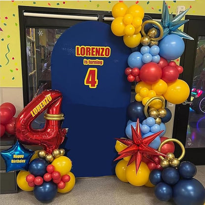 161Pcs Cartoon Balloon Garland Arch Kit - Image 5