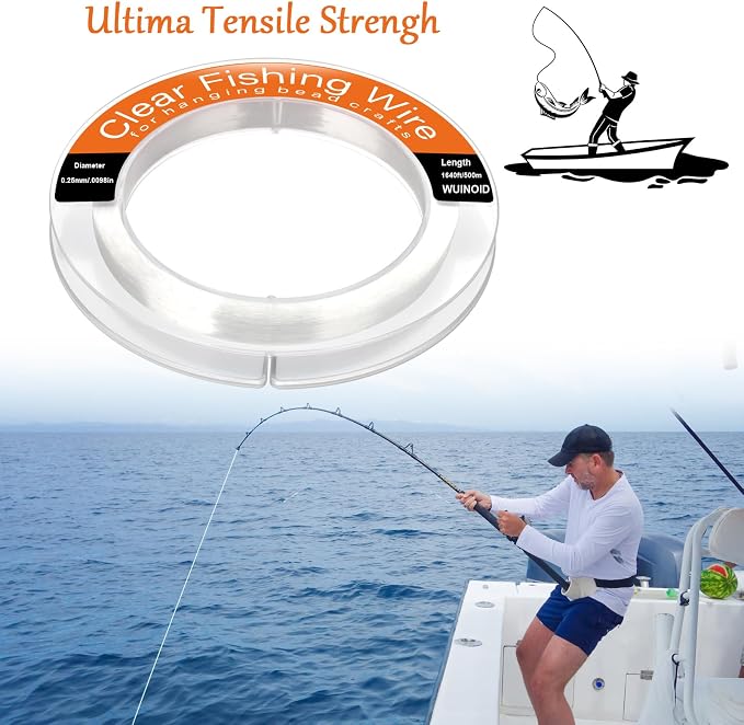 Fishing Line Wire Monofilament Clear Nylon String - Image 3