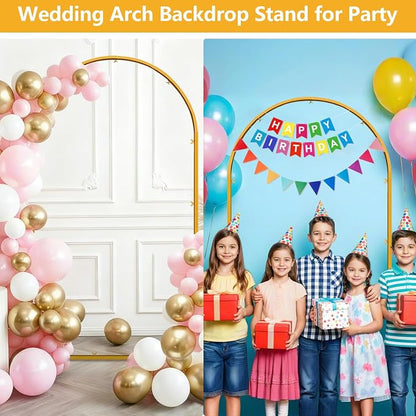 6.6 FT Wedding Arch Backdrop Stand - Image 5