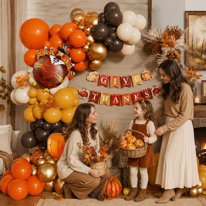 Thanksgiving Balloon Garland Kit - Image 7