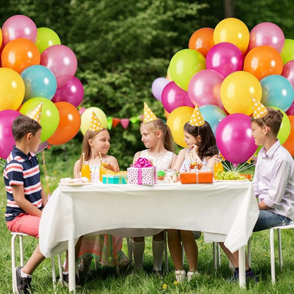 Tropical Balloons, 12 Inch Hawaii Balloons, Colorful Balloon, Pearl Hot Pink - Image 5