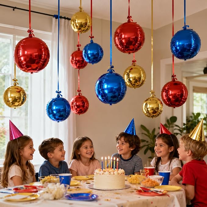 Red Blue Yellow Balloons - Image 8