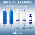 Elon Complete Hair Care Kit for Advance Hair Loss – Scalp Cleaner & Concentrated Serum Set + Matrix 5000 Hair Growth Supplement for - Suitable for All Hair Types, (60 Tablets)
