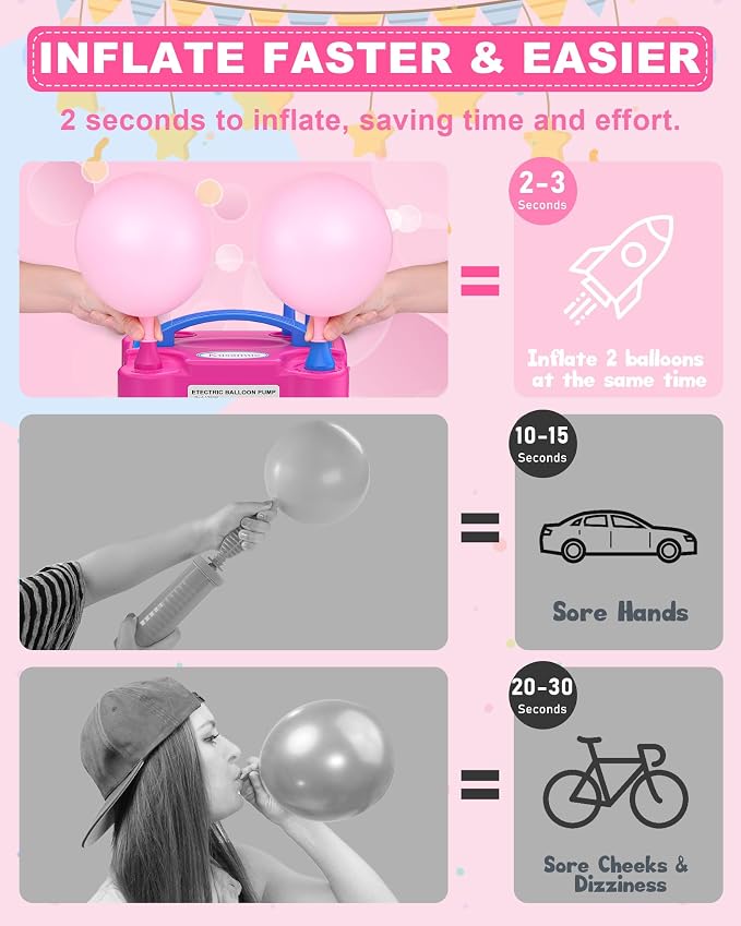 Electric Balloon Pump, Balloon Inflator Machine - Image 5