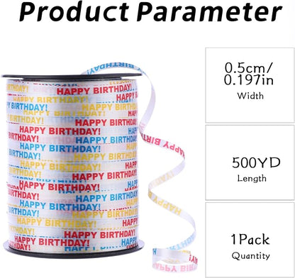 Birthday 500 Yards Curling Ribbon-Balloon String - Image 2