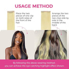 Lashey Clip in Hair Extensions Real Human Hair 4pcs 58g 24 Inch Straight Seamless Clip in Hair Extensions Human Hair Highlights #613 Blonde