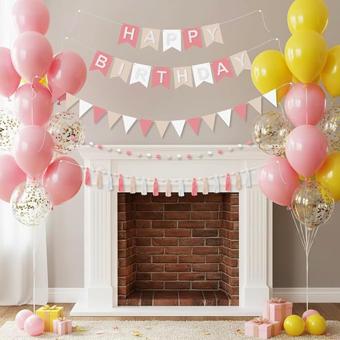 SmoothNovelty 139 Pcs Felt DIY Custom Banner Kit Include 104 Letters 18 - Image 6