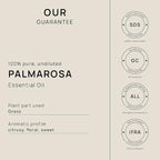 VINEVIDA Palmarosa Essential Oil - 16 oz - Undiluted - DIY Candle Scents - Bulk for Soap Making & Skin Safe