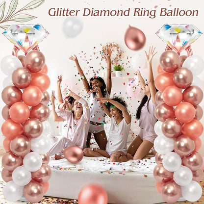 Seematn 2 Set Diamond Ring Balloon Column Stand Kit - Image 5