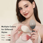 RHOS Mini Hair Brush for Women,Men and Kids, Travel Size Hair Brush for Purse & Pocket, Small Cushion Paddle Brush with Soft Bristles(1 Pack-Beige Gradient)