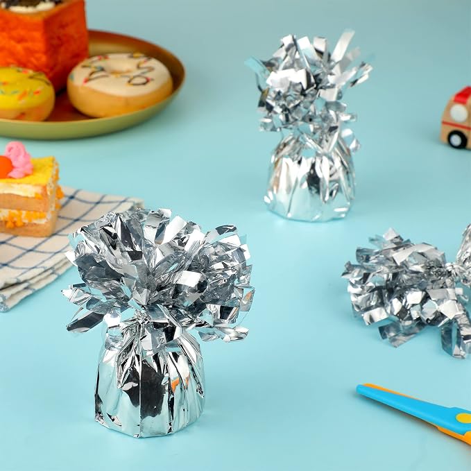 36 Pcs Metallic Balloon Weights Set Heavy Solid Metallic Anchor Balloon Holder - Image 4
