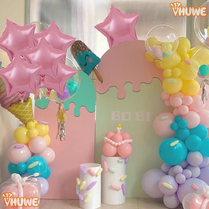 Pink Star Balloons 18 Inch - Image 8