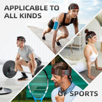 Sports Tie Headband Bandana Running Athletic Sweat Band Elastic Adjustable Sport Head Tie for Men Women Head Ties Ninja Tie Headbands Tennis Sweatbands Soccer Basketball Teams Running Head Band
