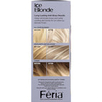 L'Oreal Paris Feria Long-Lasting Anti Brass Power Hair Toner, Ammonia Free Demi Permanent Hair Color, Pearl Blonde Hair Toner, 1 Application (Pack of 2)