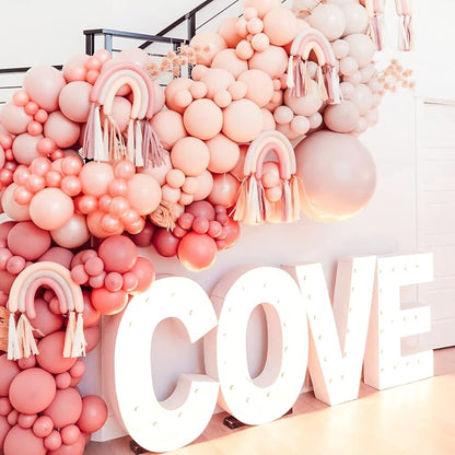 PartyWoo Pastel Orange Balloons 50pcs Light Pale Orange Peach Color | 12 Inch - Image 7