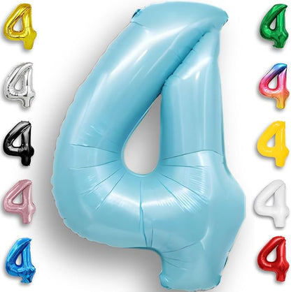 Black Number 0 to 9 Mylar Balloon 40 Inch by Unknown