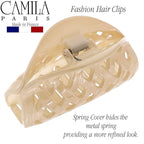 Camila Paris CP3204 French Hair Clip for Women for Thick Volume Hair, no Pulling or Damage, 2.75 in Girls Hair Claw Clips Jaw Fashion Durable and Styling Hair Accessories for Women, Made in France