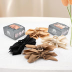 Bow Claw Clips Bow Hair Clips Black White Brown 4PCS Big Hair Bows for Women Butterfly Styling Large Hair Clips for Thick Hair for Girls Hair Accessories for Teen