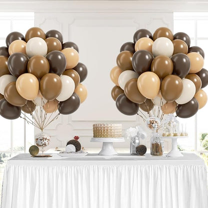 60pcs Brown Balloons 12inch - Image 8
