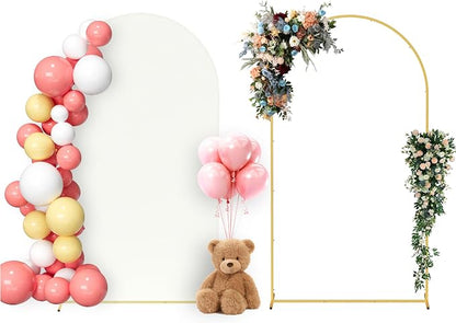 Neatsure Arch Backdrop Stand and Cover Set, 7.2FT Metal Photo Balloon Arch by Neatsure