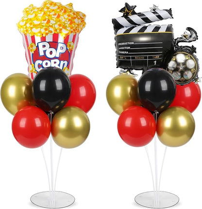 Movie Night Party Balloons Stand Kit 2 Sets by Naozinebi