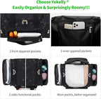 20 inch Sports Duffel Bag - for Travel Gym - Black Marble