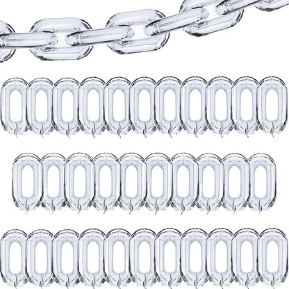 Foil Chain Balloons, Jumbo Balloon Chain by Virtuemorals