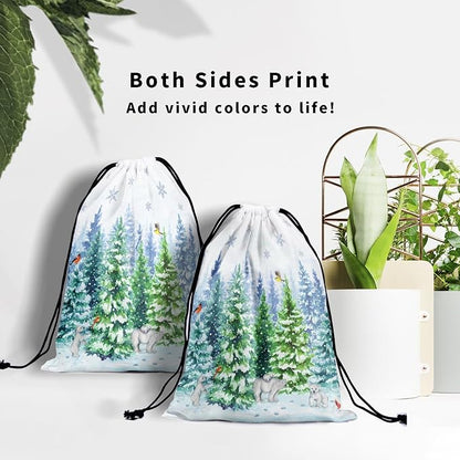 Forest Bear Birds Grip Bag - Image 7