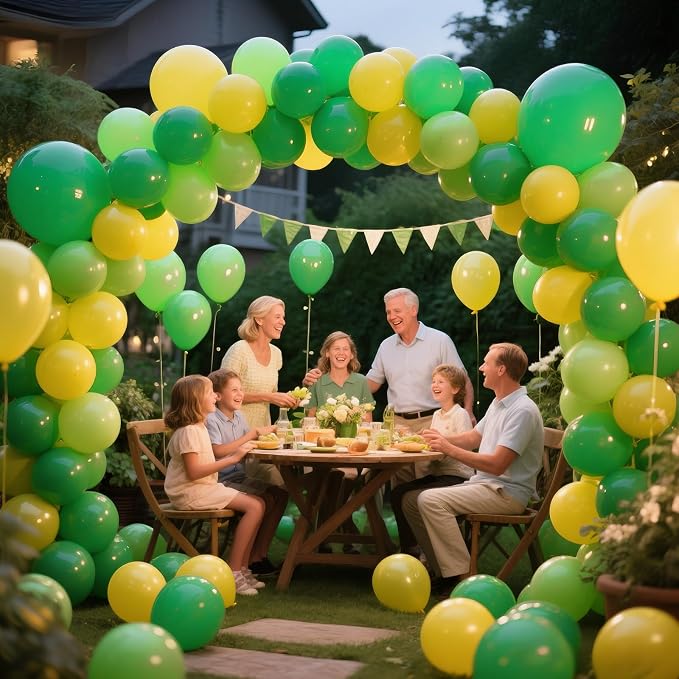 Green Balloon Arch Kit 111Pcs 18 12 5 Inch Latex Party Balloons Garland - Image 7