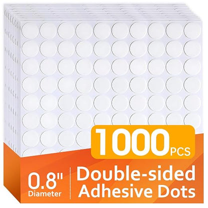 AROIC 1000 Pcs Sticky Dots, 0.8" Poster Putty Adhesive Stickers | Hanging by AROIC