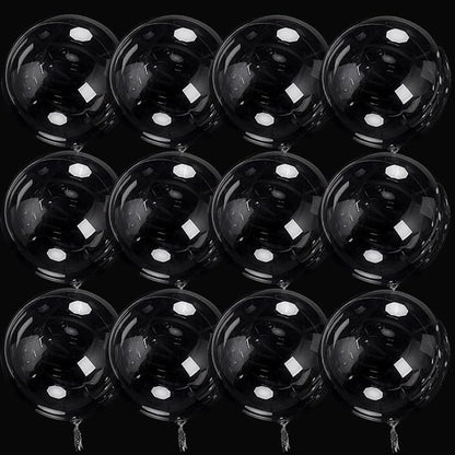 20 Pcs 16 Inch Bubble Bobo Balloons Transparent Birthday Party Baby Shower Girl by FBQ