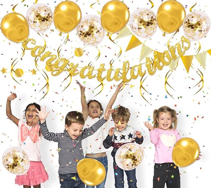 Congratulations Banner Kit for Graduation Party Decorations, Class of 2026 - Image 5