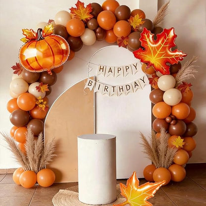 Fall Balloon Arch Kit for Fall Thanksgiving Decorations Indoor Outdoor | Orange - Image 3